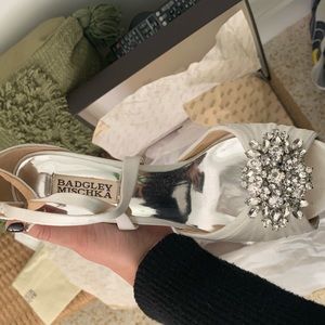 Badgley mischka wedding shoes